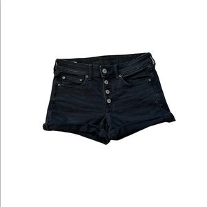 American Eagle Black Jean Shorts